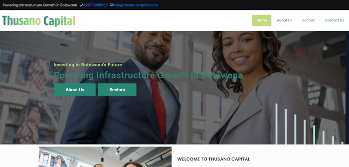 Thusano Capital Website